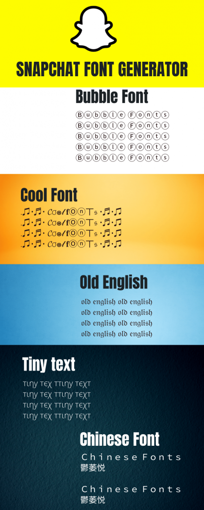 snapchat font generator